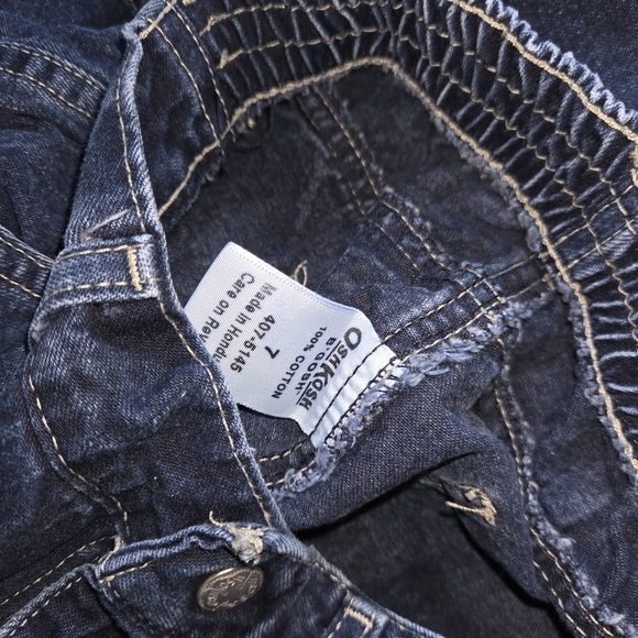 Vintage OshKosh B'gosh Boys 90's Double Knee Skater Navy Denim Jeans - Picture 3 of 3